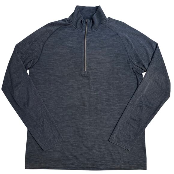 Lululemon Metal Vent Tech 2.0 Half Zip Long Sleeve Mineral Blue Men’s Size XL - Picture 1 of 12
